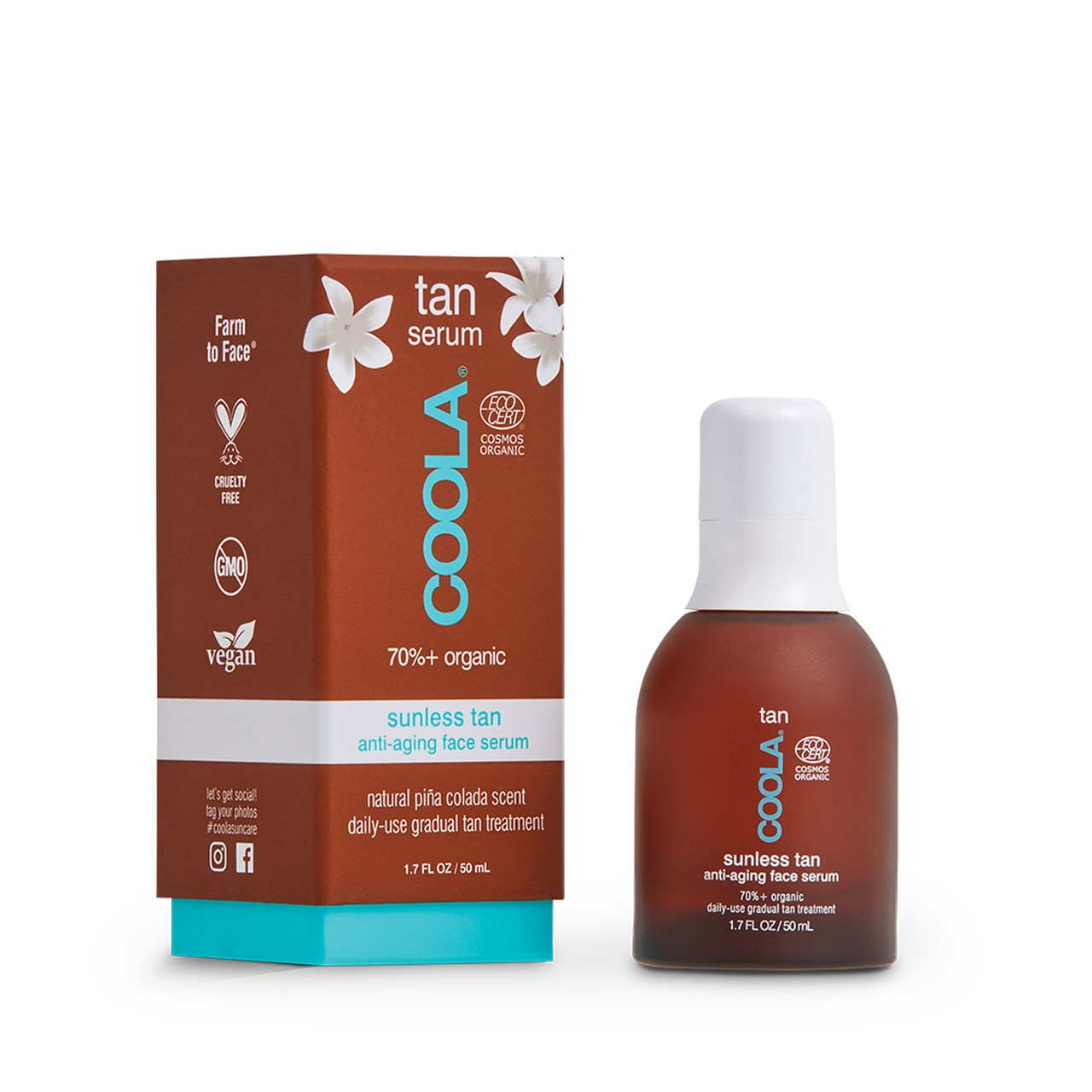 Coola Organic Sunless Tan Anti-Age Face Serum 50Ml 1 Forrigeneste Coola Organic Sunless Tan Anti-Age Face Serum 50Ml