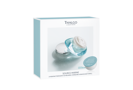 Thalgo Refreshing Hydrator Kit + Refill 1 Gratis Frakt Kulde Krem